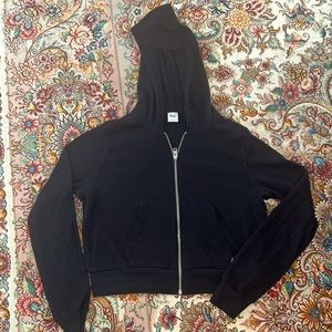 TNA cropped zip hoodie